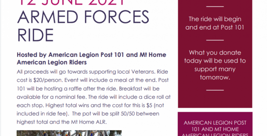 2021 Armed Forces Ride