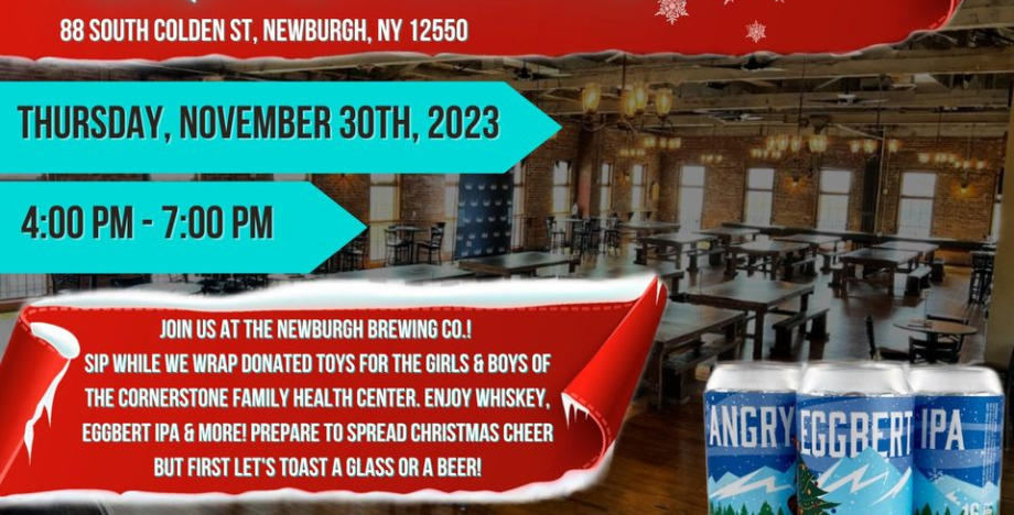 Sip & Wrap at the Newburgh Brewing Co.