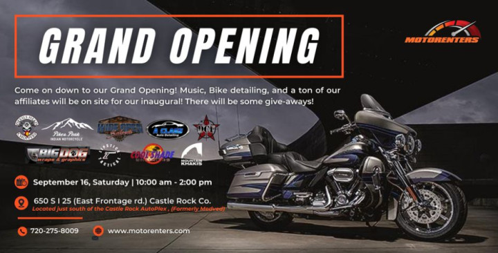 Motorenters Grand Opening