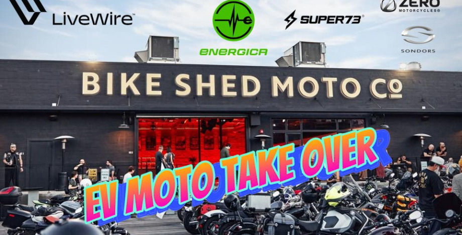 EV Moto take over at the BikeShed