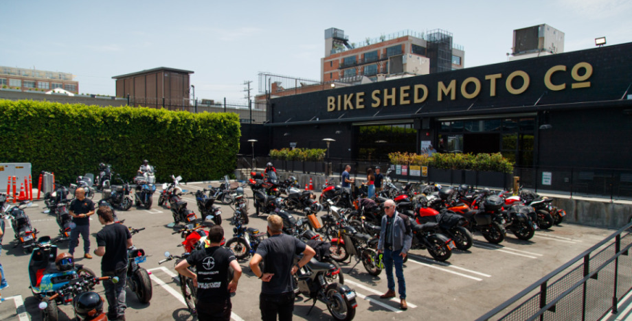 L.A. EV Moto Meetup at the BikeShed