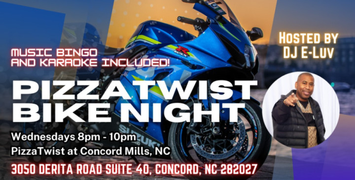PizzaTwist Bike Night in Concord, NC