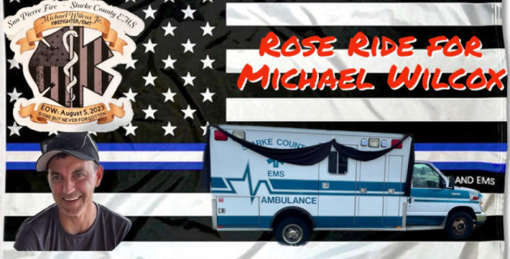 Rose Ride for Michael Wilcox