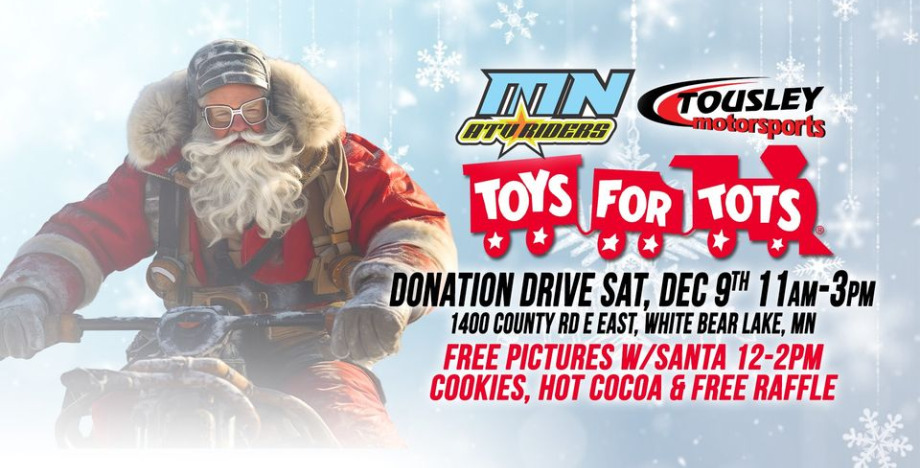MN ATV Riders: Toys For Tots Drive! Dec 9th