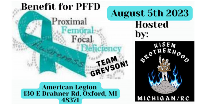 Benefit for PFFD Awareness and Team Greyson