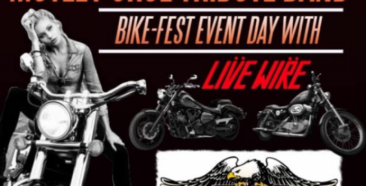 Live Wire- The Motley Crue Tribute host Z&Ms Harleys Bike Fest!