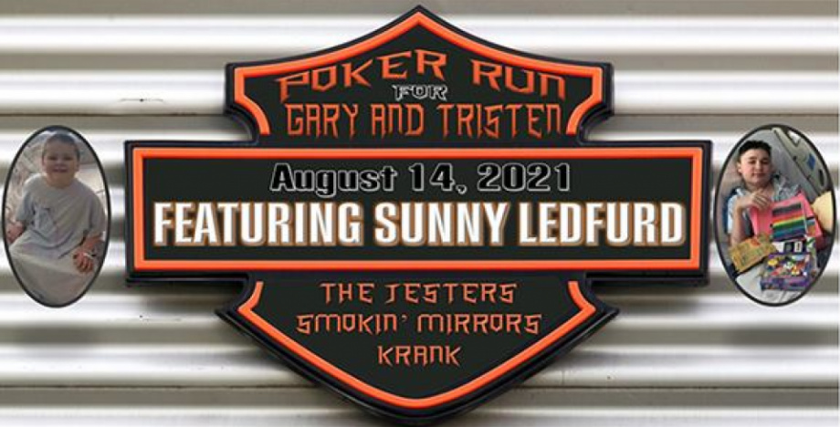 Poker Run for Gary & Tristen + After-Ride Bash Featuring Sunny Ledfurd