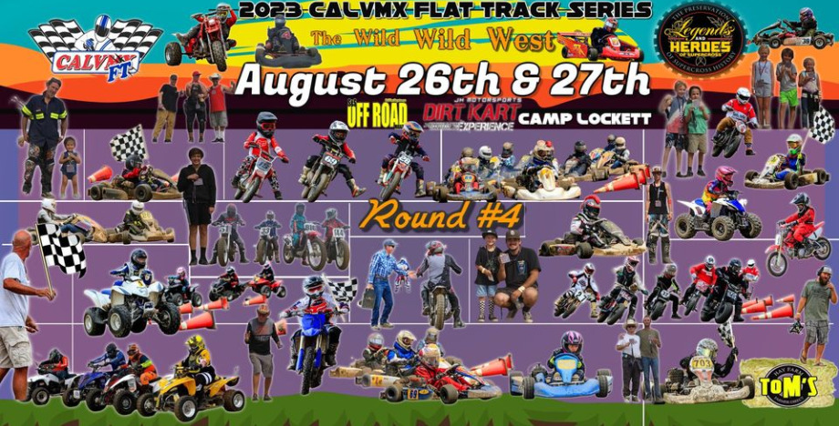 CALVMX Wild Wild West Flat Track Round#4