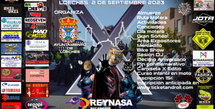 LECHUBIKERS 10º ANIVERSARIO SÁBADO 2 DE SEPTIEMBRE EN LOECHES