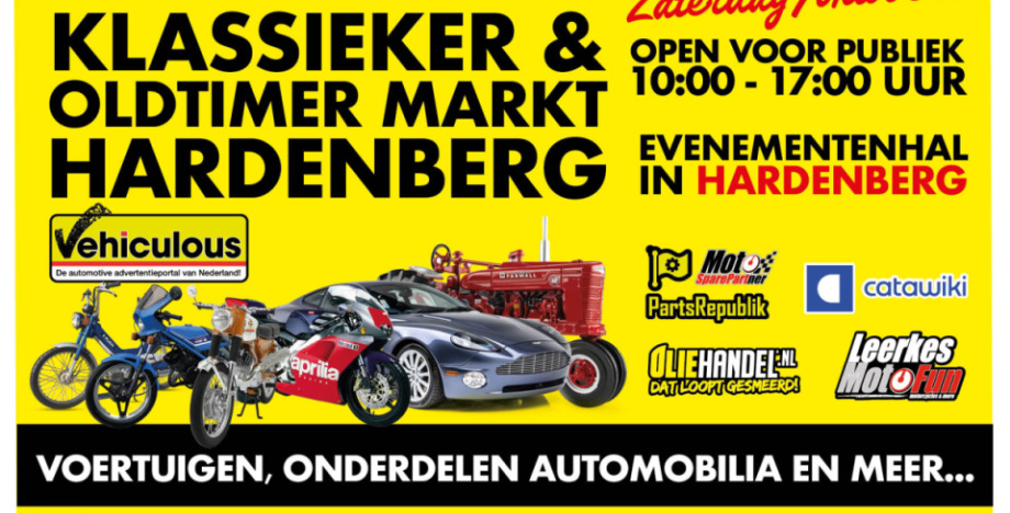 Klassieker Bromfiets, motor & Oldtimermarkt Hardenberg