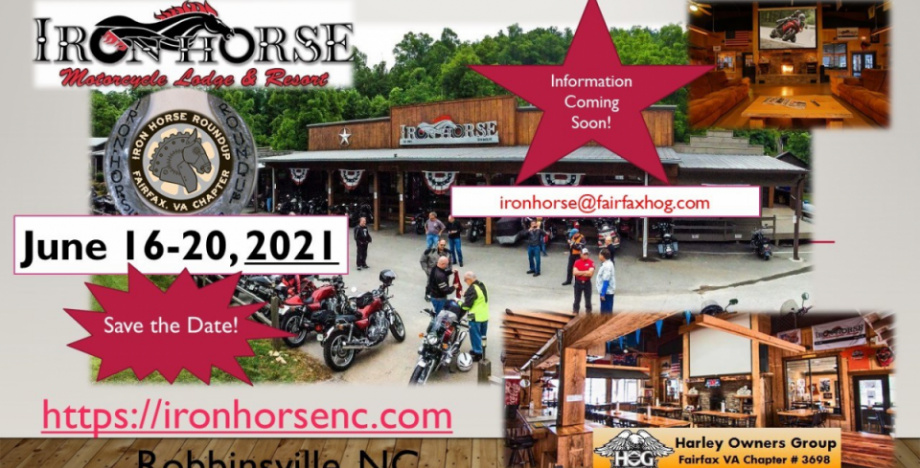 Fairfax HOG Chapter Iron Horse Roundup June 16-20, 2021