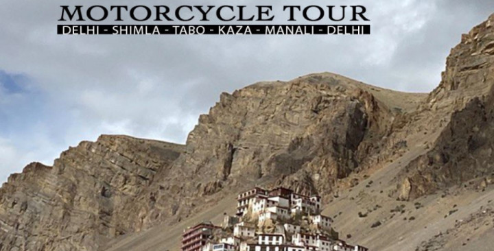 Spiti valley motorcycle tour.