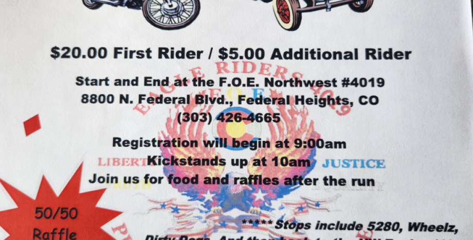 Robert Espinoza's Chaplains Cancer Awareness Poker Run