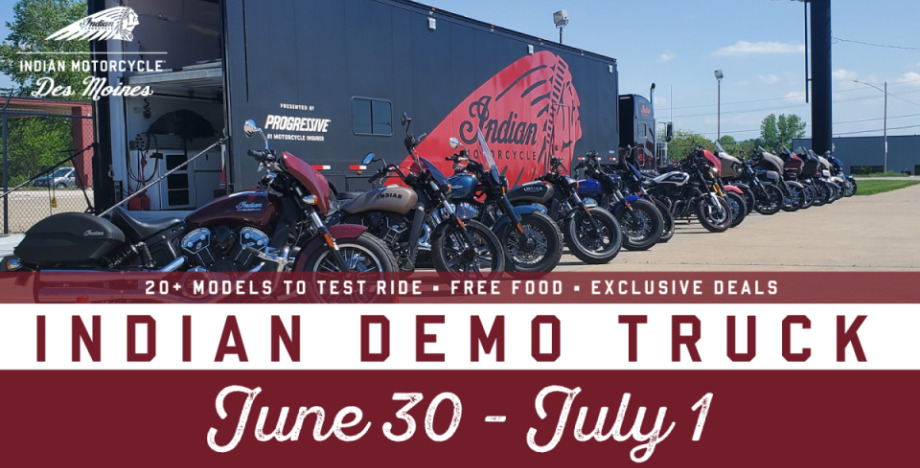 2023 Indian Motorcycle Demo Truck