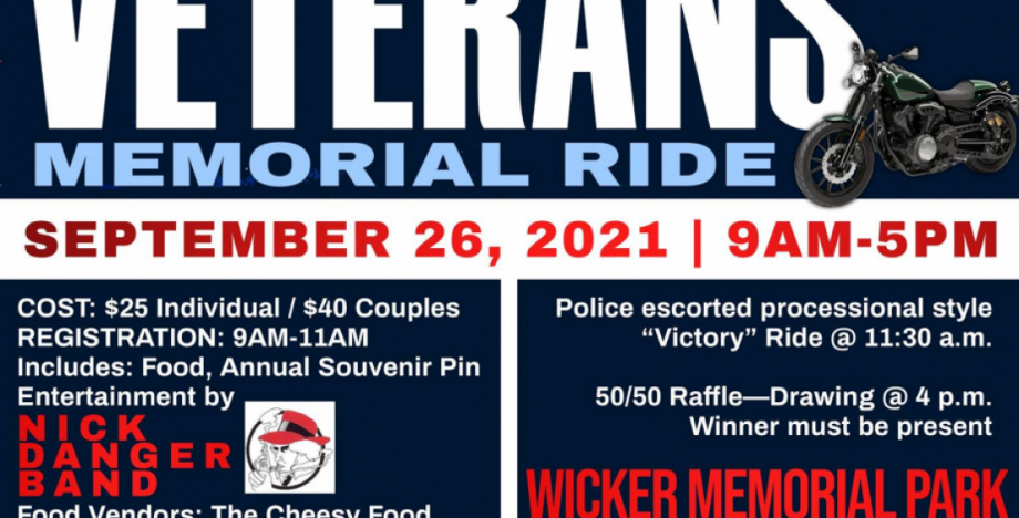 22nd Annual Victory for Veterans Memorial Ride