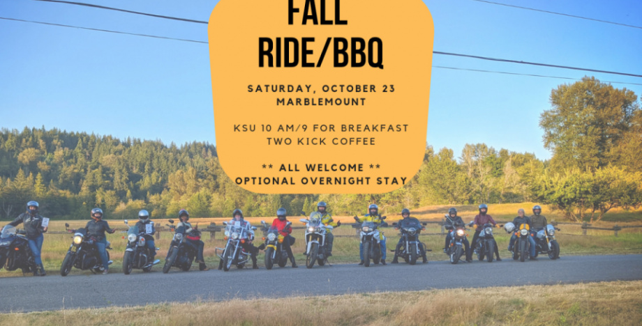 Fall Ride BBQ- Marblemount