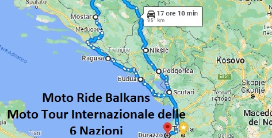 Moto Ride Balkans 6 Nazioni