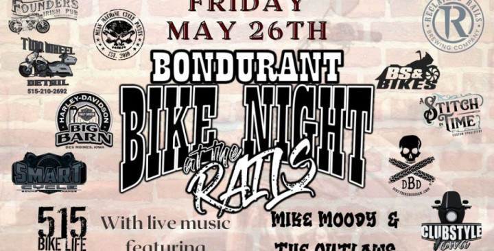 Bondurant Bike Night @ The Rails