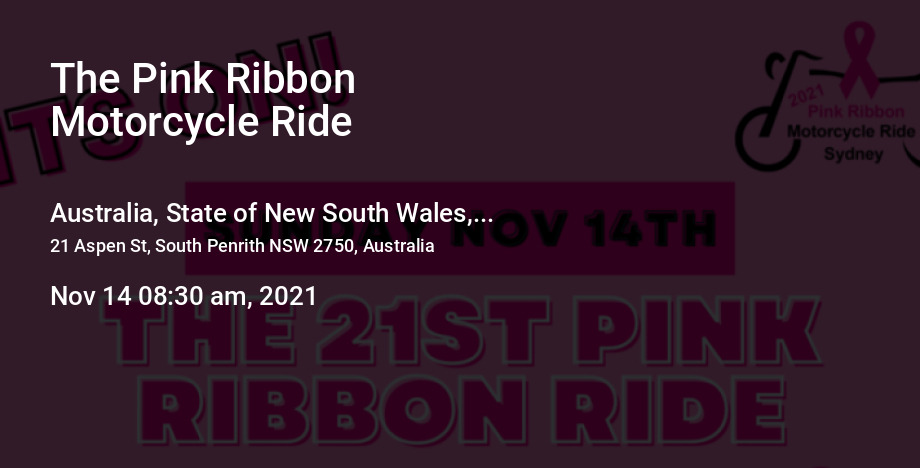 The Pink Ribbon Motorcycle Ride