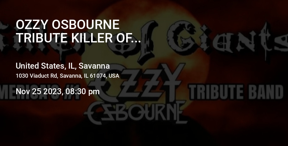 ozzy osbourne killer of giants tab