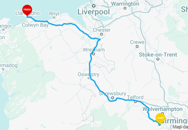Ride out to Llandudno