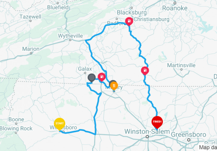 The Carolinas Chapter Leaf Peeper Ride