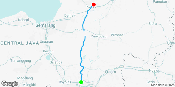 Jawa Tengah Ride 94 km