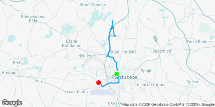 Route map preview