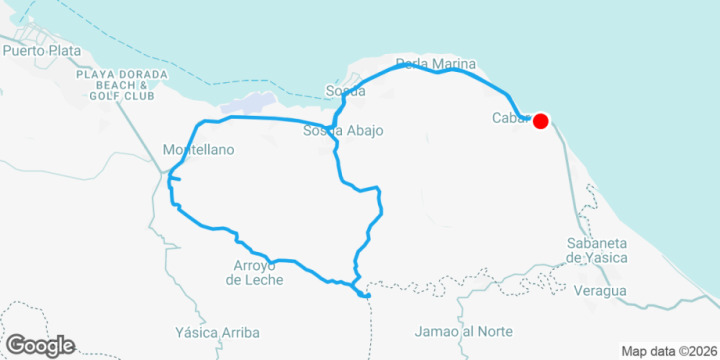 Cabarete Loop 80 km