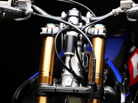Yamaha trials bike electric power steering system