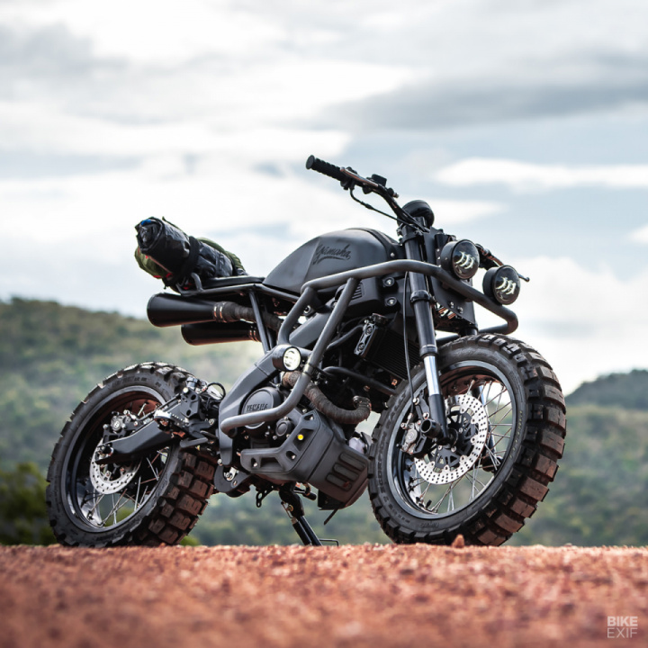 This Custom Yamaha XSR155 Is Called The Trail Breaker