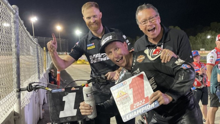 Harley-Davidson Snags Top Podium Flat Track Finish