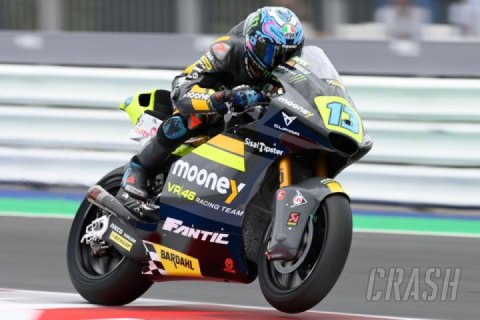 San Marino Moto2: Home pole for Vietti despite fall