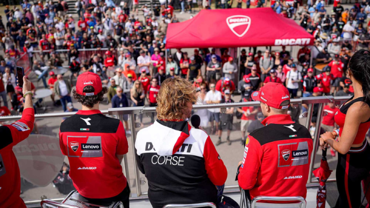 Ducati's 2022 Island Experience; an exclusive access event to all the best of what Team Red offers. Media sourced from Ducati's website.