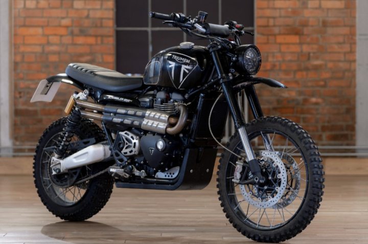 007 "No Time To Die" Triumph Scrambler XE Is Auctioned