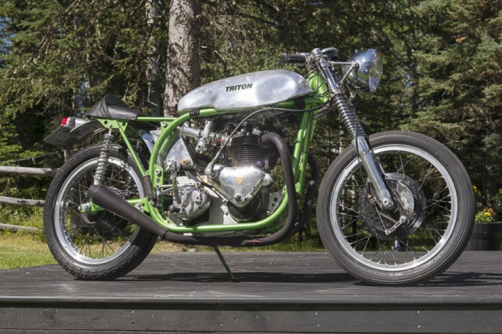 Green and Lean: A Triton Motorcycle with Triumph 6-T Engine
