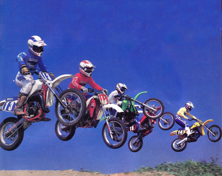 1986 KTM 80, Yamaha YZ80, Kawasaki KX80, Honda CR80R and S… | Flickr