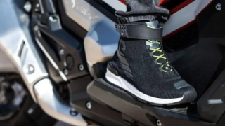 Eleveit Hybrid Black Fluorescent Sport Motorcycle Sneakers