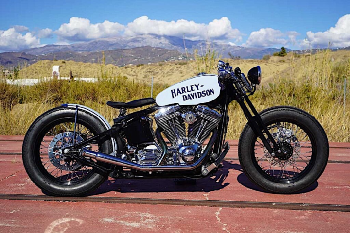 Harley-Davidson Springer Bobber Blue Is How Retro-Styled Beauty Looks Like