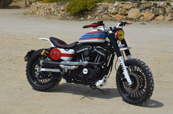 Harley-Davidson 883 Sportster Transformed into Head-turning Scrambler