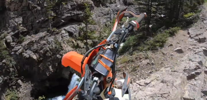 Motorcyclist survived after falling from Colorado cliff