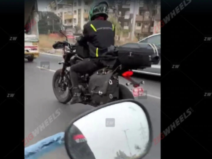 Triumph’s motorcycle built by Bajaj continues testing