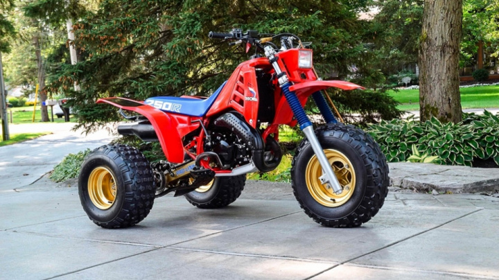 Honda ATC 250R is one of the fastest ancestors of ATVs