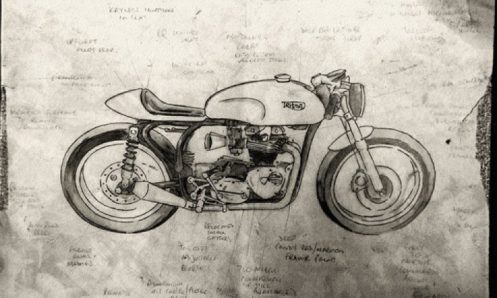 Foundry Motorcycle: a Triton café racer