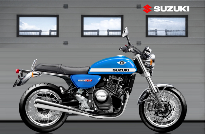 Oberdan Bezzi designs the classic Suzuki Titan 700 Concept