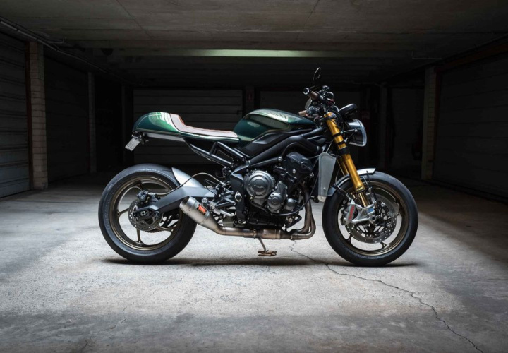 Custom built Triumph Street Triple R MY13 by Nick Bent