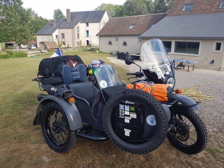 Father and son from France to Russia on Ural