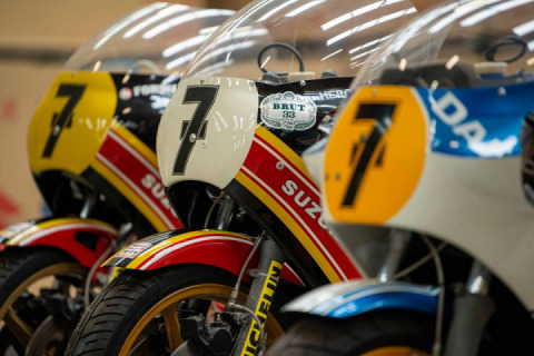 Three Suzuki Barry Sheene race bikes will soon be restored live