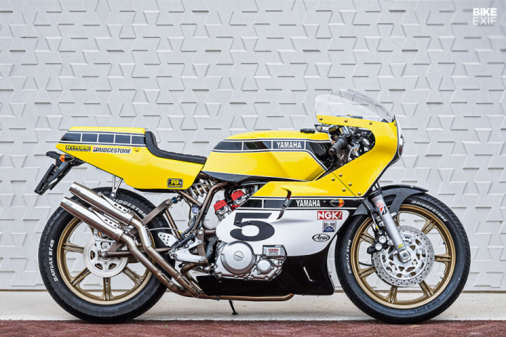 Restored YAMAHA XZ 550 in SPEED BLOCK style