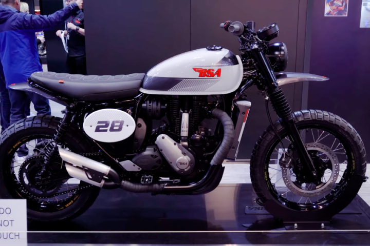 BSA Scrambler Concept Revealed At Motorcycle Live